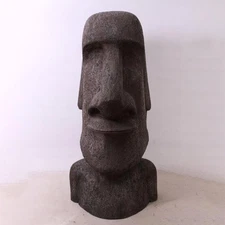 Easter Island Moai Head Bust Life Size Resin Statue Home Decor Prop Display