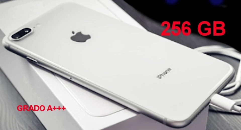 Apple iPhone 8 PLUS 256 GB SILVER (Arg.) Batteria 100% Grado A+++ COME NUOVO - Immagine 3 di 4