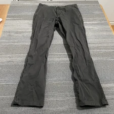 Taylor Stitch Pants Mens 34x32 Gray Foundation Democratic Organic Cotton Chinos