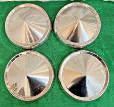 Set Of Four 1950s 1960s Mopar Dog Dish Hub Cap 10 Raised Point