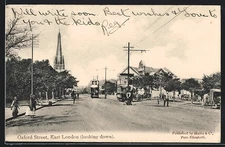 CPA East London, Oxford Street, looking down 1906 