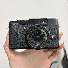 FUJIFILM X10 12MP Digital Camera with 12 Megapixel Optical Zoom Black Tested