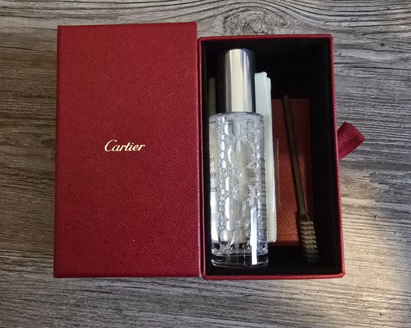new Cartier Jewelry & Watch Cleaning Lotion Kit Authentic
