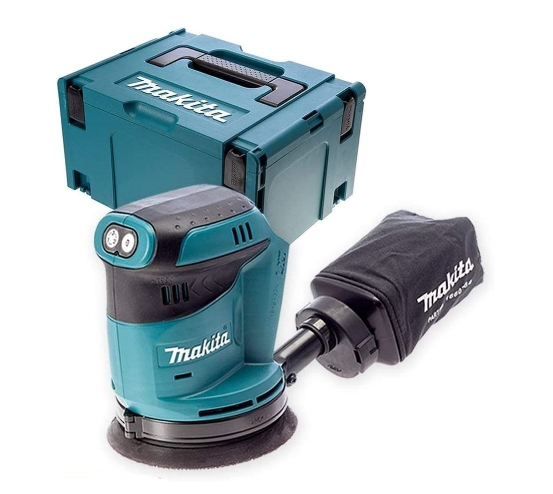 Makita 18v LXT 125mm Orbital Sander Body Only in Case DBO180ZJ