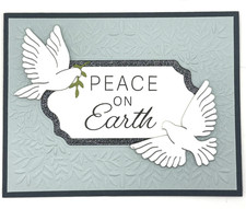 Stampin' Up  Peace on Earth Christmas Card w/Env UNLIMITED CARDS SHIP FOR 4.95