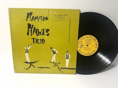 Hampton Hawes Vol. 1: The Trio Contemporary C3505 12'' LP 33 Demonstration Copy 
