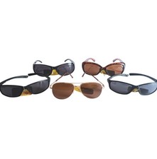 Polarized Sunglasses Lot Of 5 Wrap Tortoise Shell Madonna Bejeweled Mixed