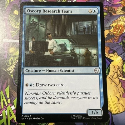 OSCORP RESEARCH TEAM MTG NM-M Marvel's Spider-Man Common M/NM Regular 