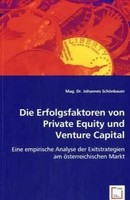 Die Erfolgsfaktoren Von Private Equity Und Venture Capital SchöNbauer Buch