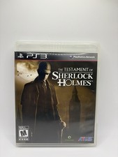 Testament of Sherlock Holmes (Sony PlayStation 3, 2012) Complete CIB w/ Manual