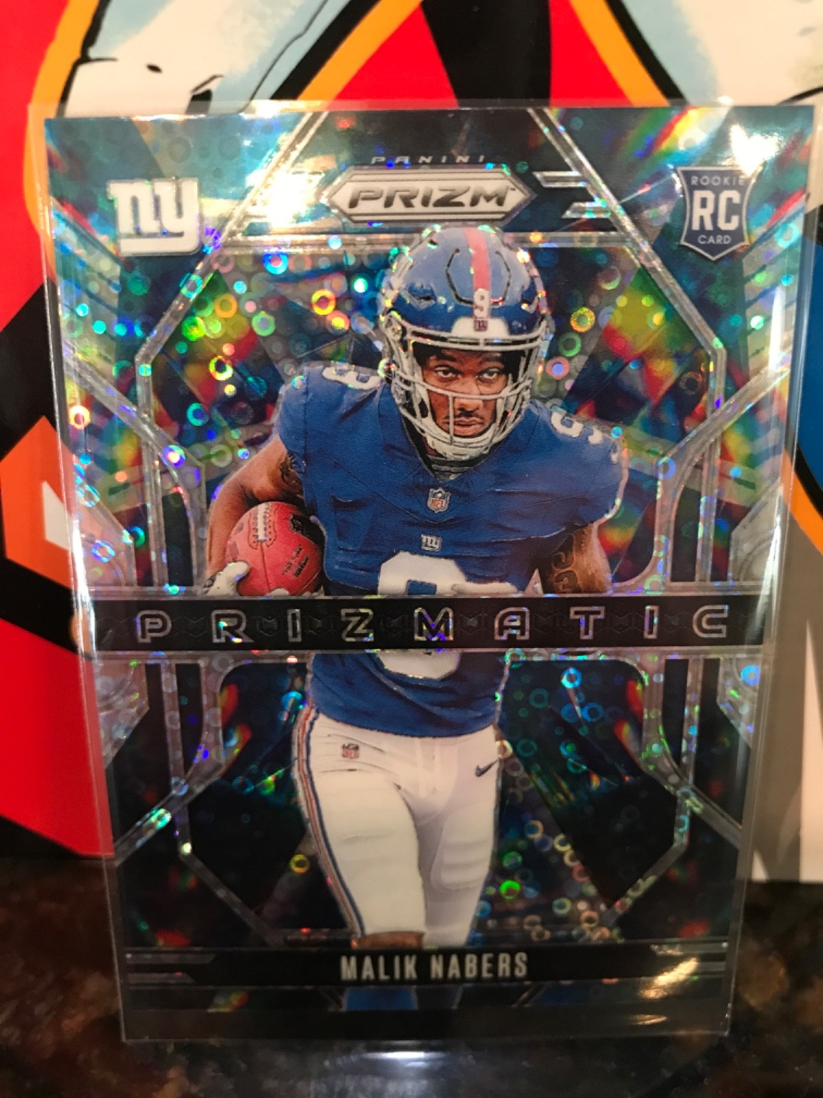2024 Panini Prizm - Prizmatic Malik Nabers #13 No Huddle Prizm (RC)