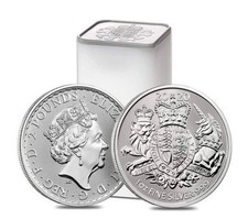 1 oz Silver - England - The Royal Arms 2020 - 1 oz - Silver Bar Rare