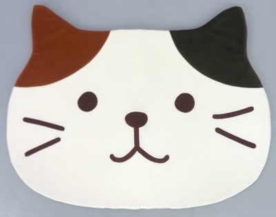 Fuku Fuku Nyanko Michelangelo Face Rug Mat Bath Mat