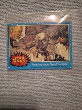 1977 Topps Star Wars Series 1 #66 AMAZING ROBOT SEE-THREEPIO Mint