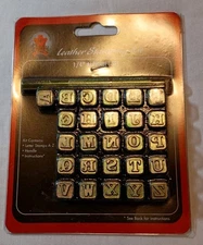 Leather Stamping Kit - 1/4 Inch Alphabet