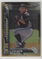 2016 Bowman Scouts' Top 100 Gold Refractor 36/50 Carson Fulmer #BTP-35 c6h