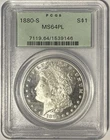 1880 S Morgan Silver Dollar $1 PCGS MS64 PL ‼️OLD GREEN HOLDER / OGH & PL‼️