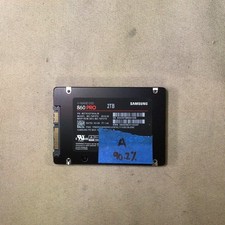 Samsung 860 PRO 2TB 2.5in SATA III SSD MZ-76P2T0 NIST Wiped Grade A, 90+% Health