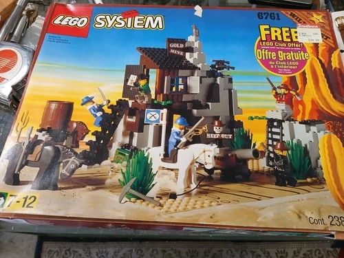 Lego 6761 Bandit's Secret Hide-out -  Set With Instruction In Box,READ!