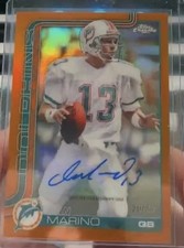 2025 Topps Chrome - Autographs Dan Marino true Orange ref 20/25 Color Match