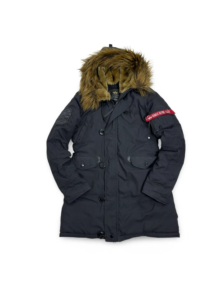 Alpha Industries N-3B Explorer Eagles Parka Extreme Cold Size M Womens - Image 3 of 4