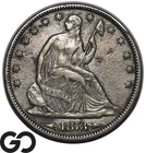 1873-CC Seated Liberty Half Dollar w/ Arrows, RARE Key Date Carson City Issue