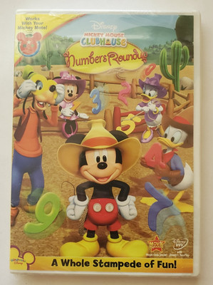 Disney Mickey Mouse Clubhouse: Numbers Roundup (DVD), New Sealed