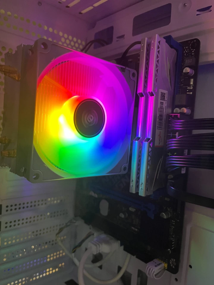 PC Gaming Ordenador Blanco RGB - Immagine 4 di 4