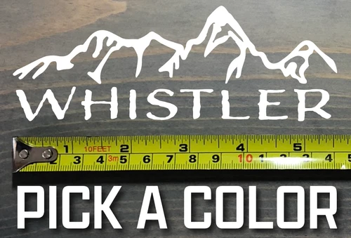 Whistler Sticker Decal 5.5" British Columbia Ski Canada Snowboard BC Vancouver