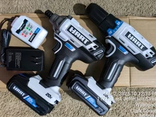  Hart 20v Drill Driver and Impact Driver  Includes Batteries And Charger New/ope