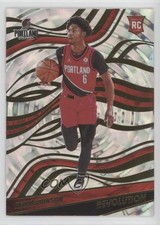 2021-22 Panini Revolution Rookies Fractal Keon Johnson #147 5ya