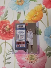 2010-11 PlayOff Contenders Patches Russell Westbrook Die-Cut Black /49 SP