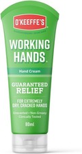 OKeeffe’s Working Hands Hand Cream 80ml Tube Dry Cracked Skin Repair Moisturiser