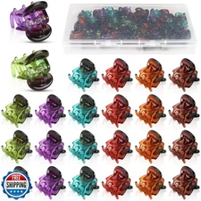 JANYUN 48Pcs Colorful Mini Hair Claw Clips, Small Hair Clips for Girls Women 