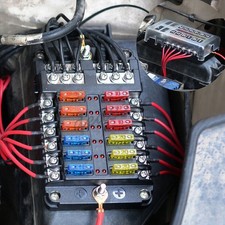 12 Weg KFZ ATO Sicherungshalter Auto Sicherungskasten LKW Boot Sicher 12V/32V 12 Weg KFZ ATO Sicherungshalter Auto Sicherungskasten LKW Boot Sicher 12V/32V