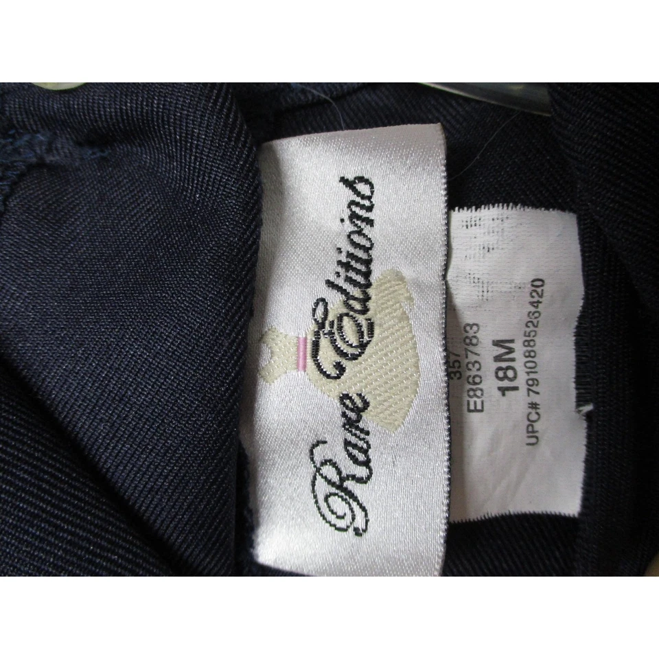 Vestido Marinero Clásico Plisado Náutico Azul Marino Ediciones Raras Niñas Talla 18M Foto 3 de 4