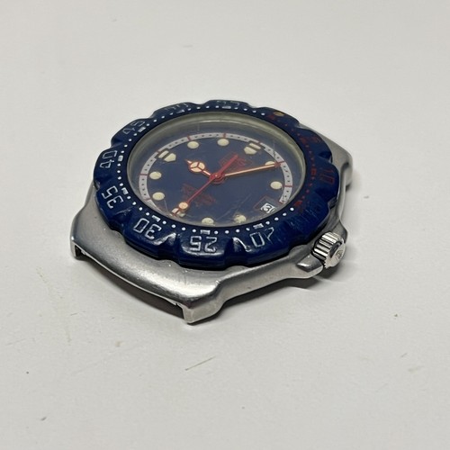 Orologio TAG Heuer Formula1 370.513 Blu Uomo Unisex 35mm Qz COSÌ COM'È - Foto 12 di 20