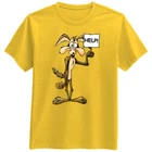 Help Wiley Coyote Fox Dog Cartoon Mascot Vector Retro Funny T Shirt Tee Gift New