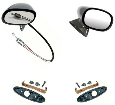 OER L/H Remote Bullet and R/H Bullet Mirror Set 1970-1981 Firebird and Camaro