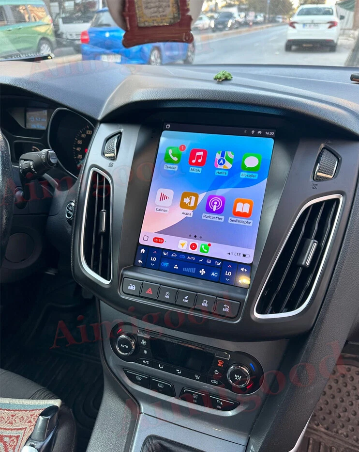 VORALLY 4+64G For Ford Focus MK3 2012-2018 Android 13 Apple Carplay Car Radio Stereo GPS