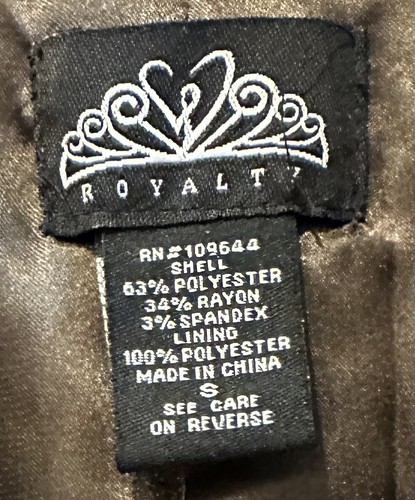 ROYALTY Short Sleeve Blazer Sz 8 - Picture 4 of 4