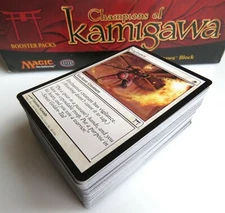 CHAMPIONS of KAMIGAWA ~ Complete 110 Card COMMON SET MtG lava spike kodama reach