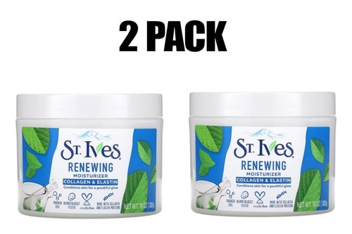 St. Ives, Erneuernde Kollagen & Elastin Feuchtigkeitscreme, 2er Pack, je 10 Unzen (283 g) - Bild 1 von 3