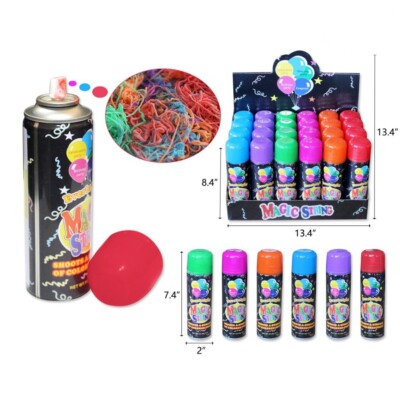 Spray Can String 24 Cans Pack Party String Spray Silly String Cans Birthday Party ...