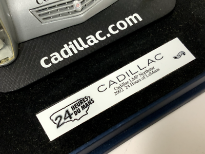 Hot Wheels 100% Cadillac LMP Scala 1:18, Colore Nero, Pressofusa, Nuova In Scatola Sigillata Del 2000. Con Supporto.