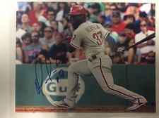 Odubel Herrera Autographed 8x10 Photo Philadelphia Phillies