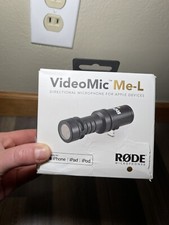 Rode VideoMic Me-L Video Mic Microphone for Apple iPhone iPad w/ Lightning Port
