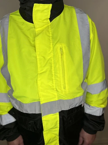 Class 3 Type R XL Safety Jacket Reflective Reverse Tenacious Ergodyne Work Gear image 3