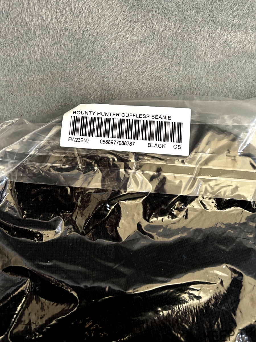 Supreme X Bounty Hunter Beanie FW23 BOUNTY HUNTER Black NEW