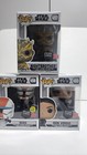 LOT 3 FUNKO POP STAR WARS BOSS NIGHTBROTHER IDEN VERSION GAMESTOP Exclusive!!! — photo 1